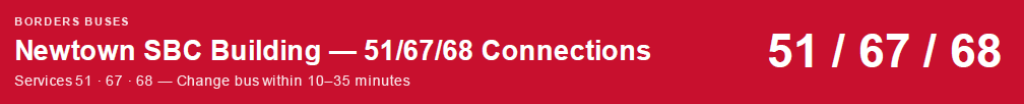 image of banner shwoign connections info